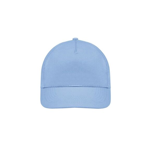 SOLS Unisex Sunny 5 Panel Baseball Cap / Sky Blue - Picture 3 of 4